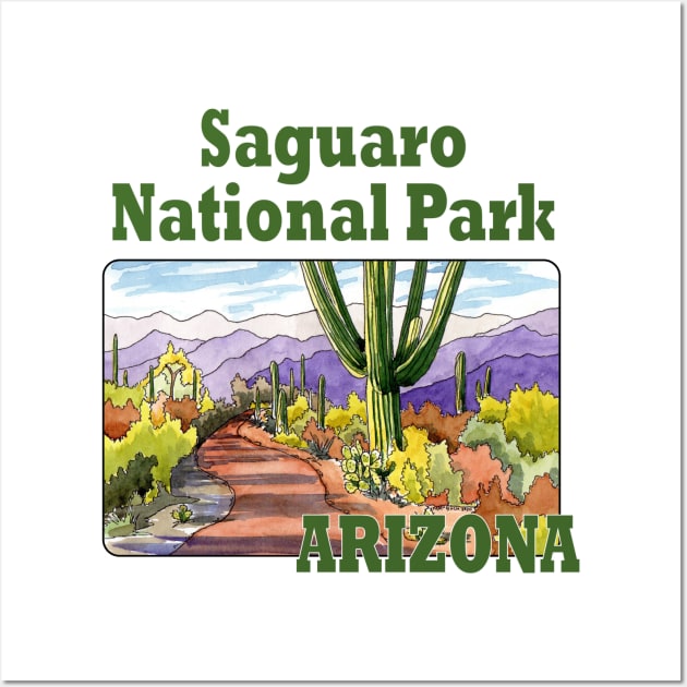 Saguaro National Park Arizona Wall Art by MMcBuck